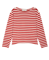 The Sailor Sweater in Maple Stripe
