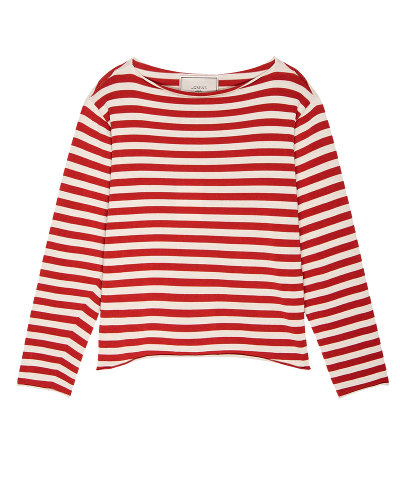 The Sailor Sweater in Maple Stripe
