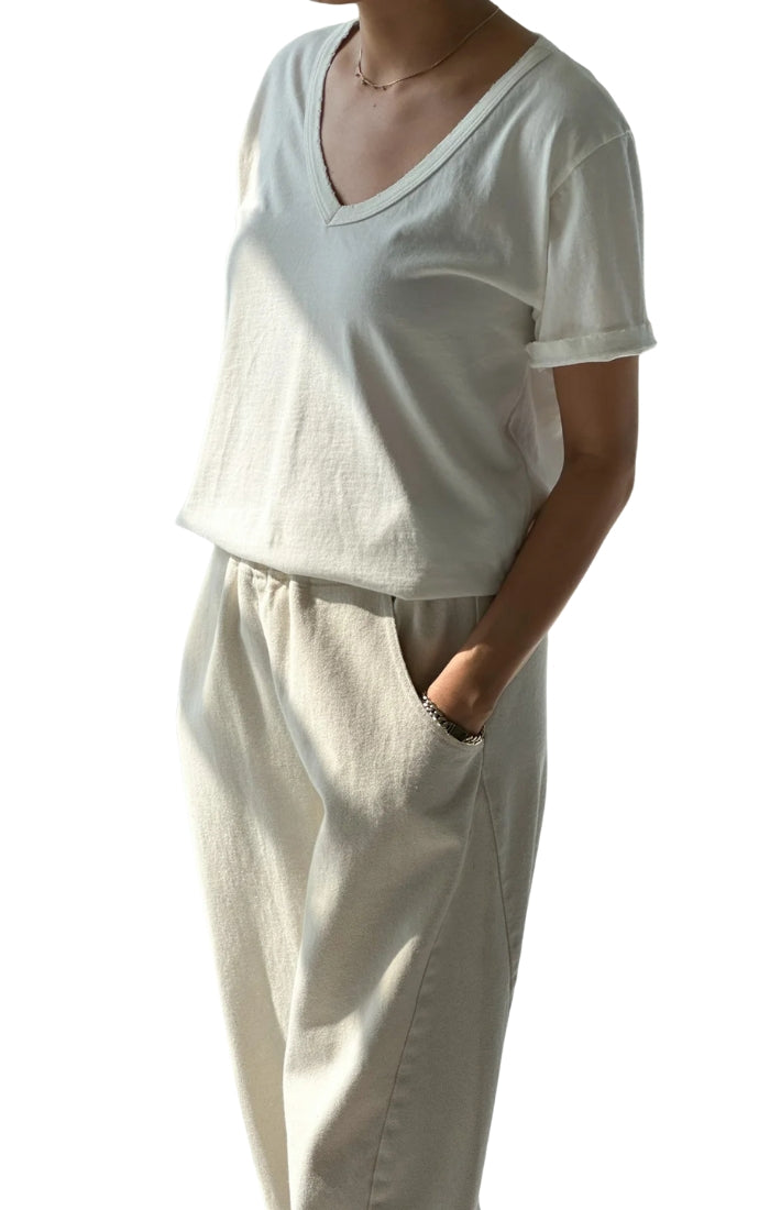 La Vie Organic Cotton Tee in White