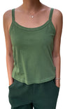 Dana Organic Cami in Monstera