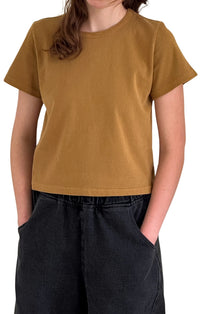 The Little Boy Tee in Butterscotch