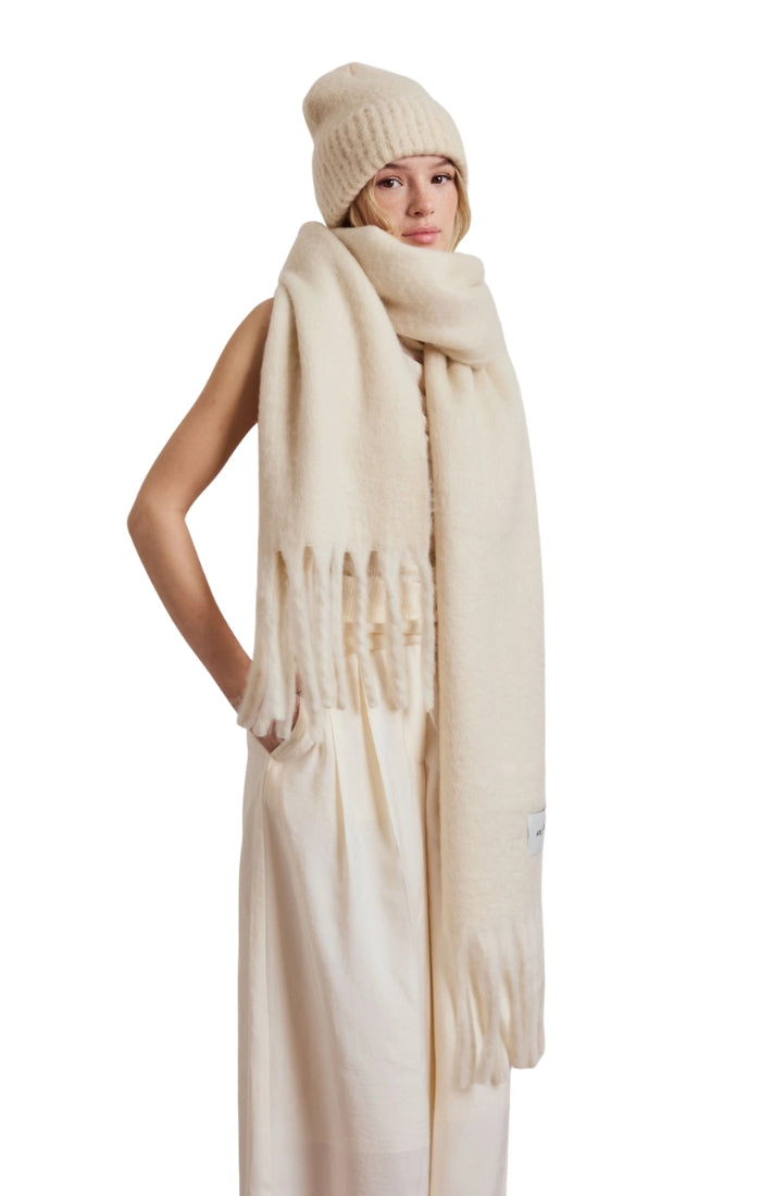 Rejkjavic Scarf in Pebble Beige