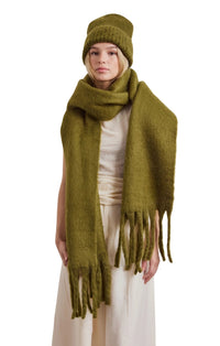 Rejkjavic Scarf in Sea Kelp