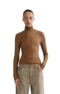 Pascale Turtleneck in Honeycomb