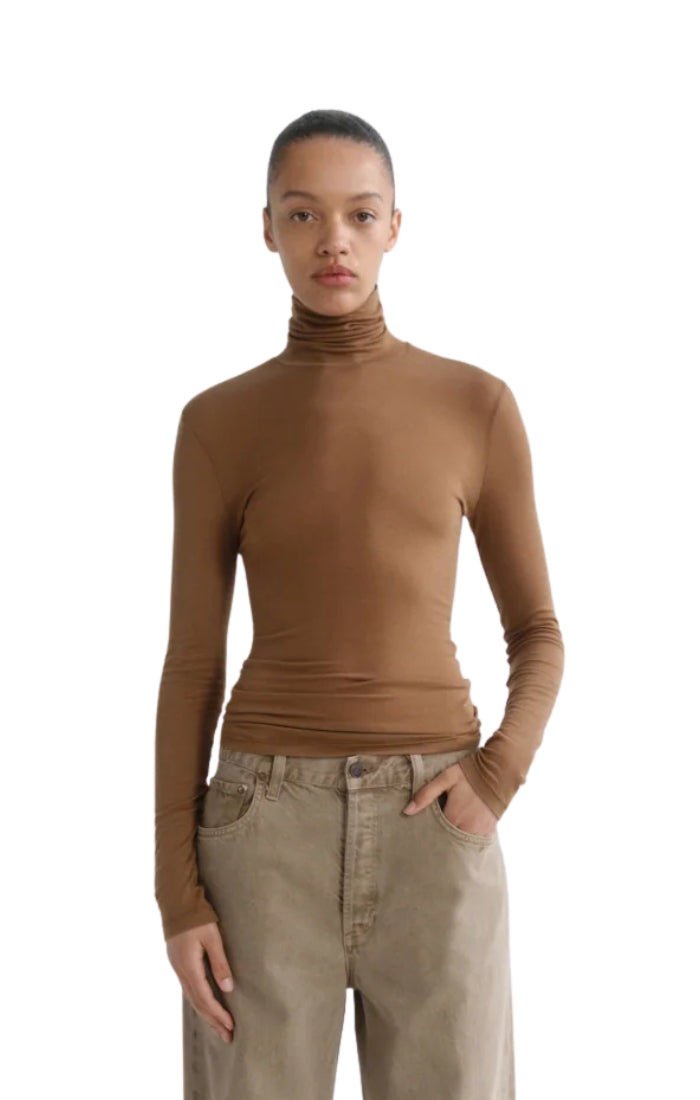 Pascale Turtleneck in Honeycomb
