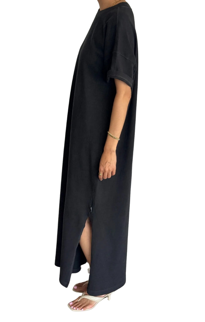 Her Dress in Almost Black