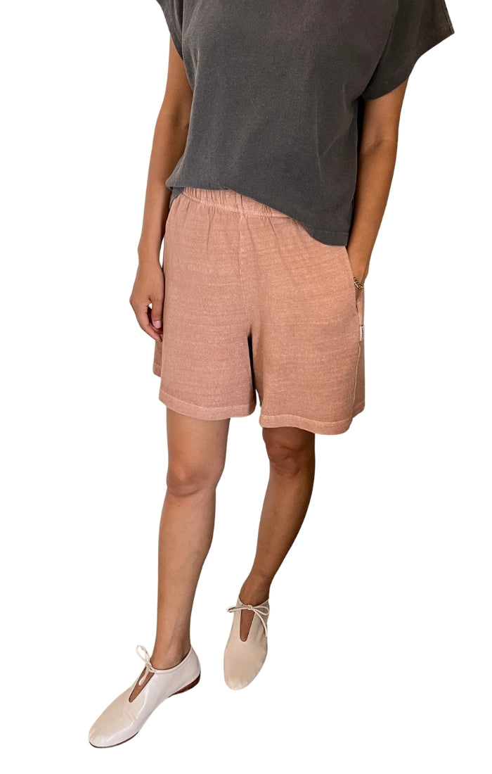 Flared BB Shorts in Macchiato