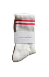 Boyfriend Socks in Clean White