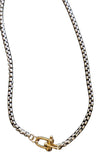 Nova Chain Necklace in Antique Silver/Gold