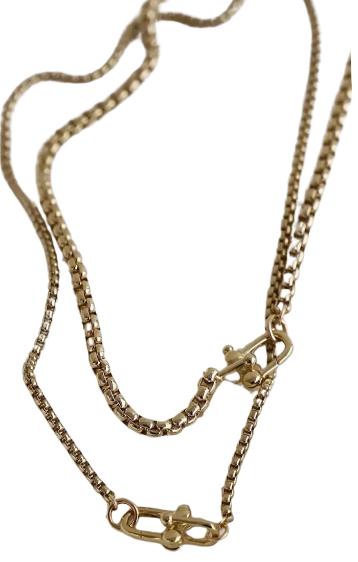 Nova Chain Necklace in Gold