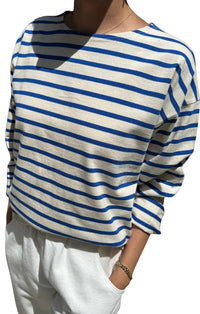 Sailor Top in Blue Stripe