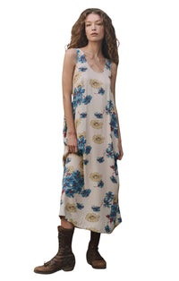 The Windward Dress in Sungold Floral