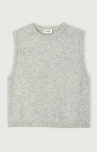 Vitow Jumper Vest in Grey Melange