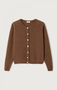 The Vitow Cardigan in Chocolate