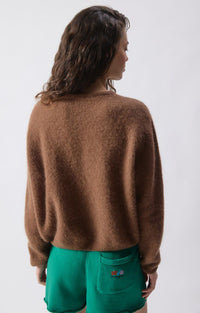The Vitow Cardigan in Chocolate