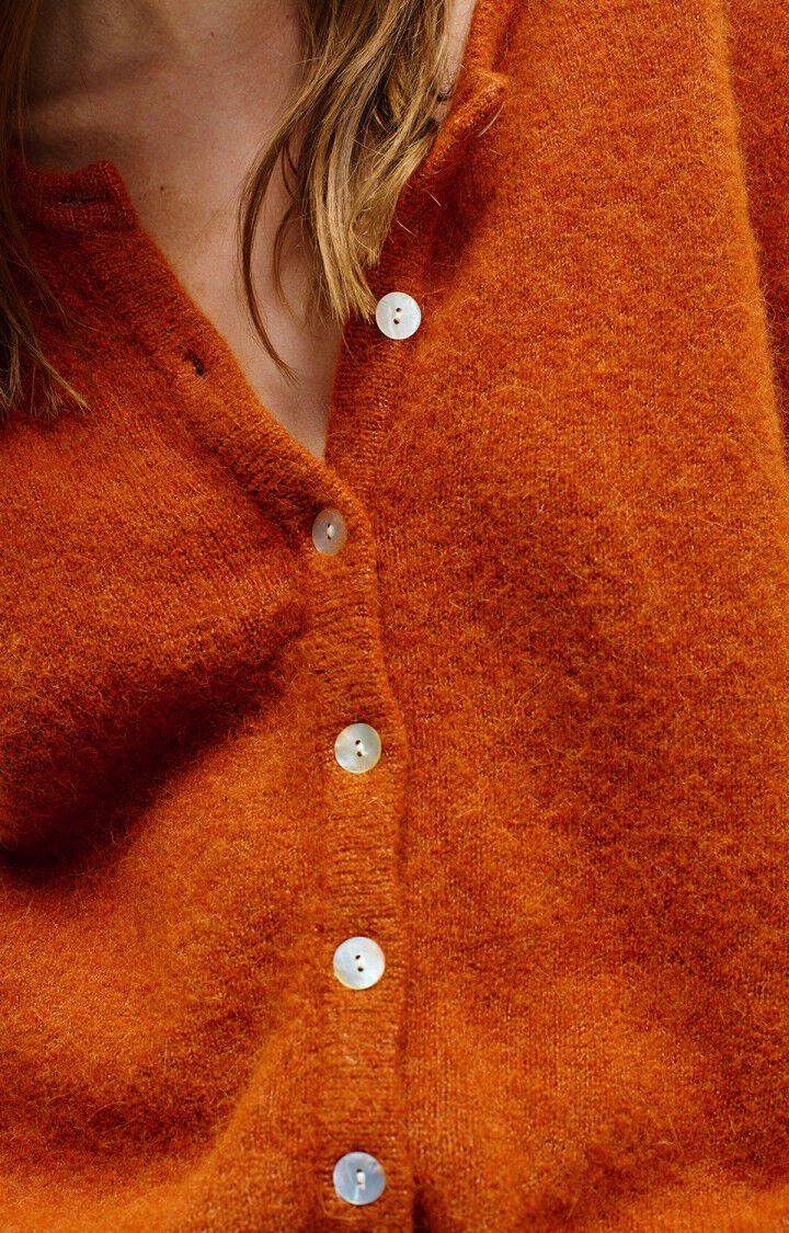 The Vitow Cardigan in Copper Melange