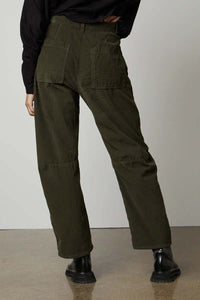 Sue Corduroy Pant in Olive