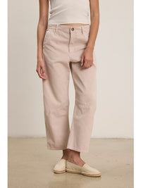 Alexis Twill Pant in Soft Pink