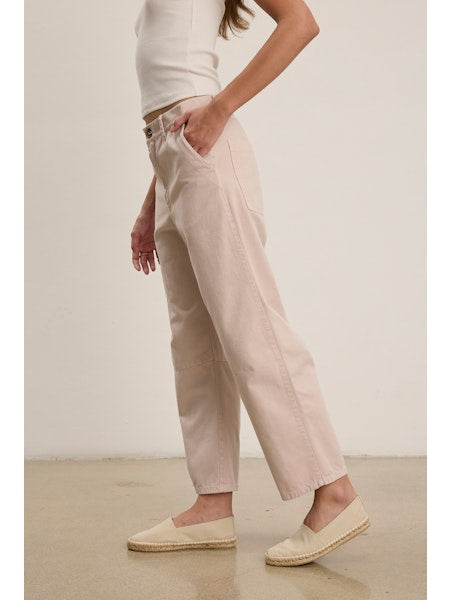Alexis Twill Pant in Soft Pink