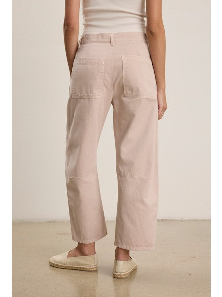 Alexis Twill Pant in Soft Pink
