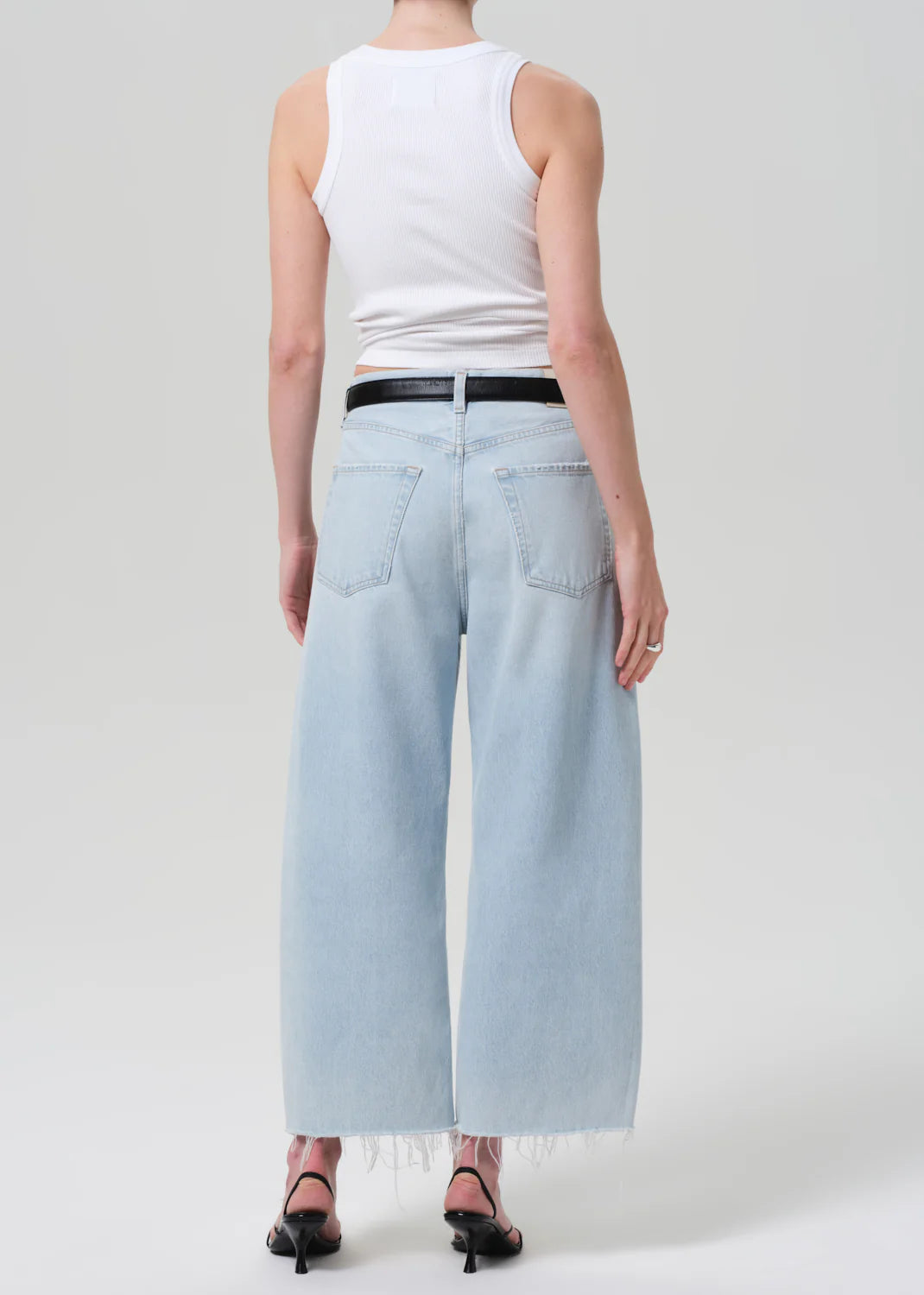 Ayla Raw Hem Crop in Allier