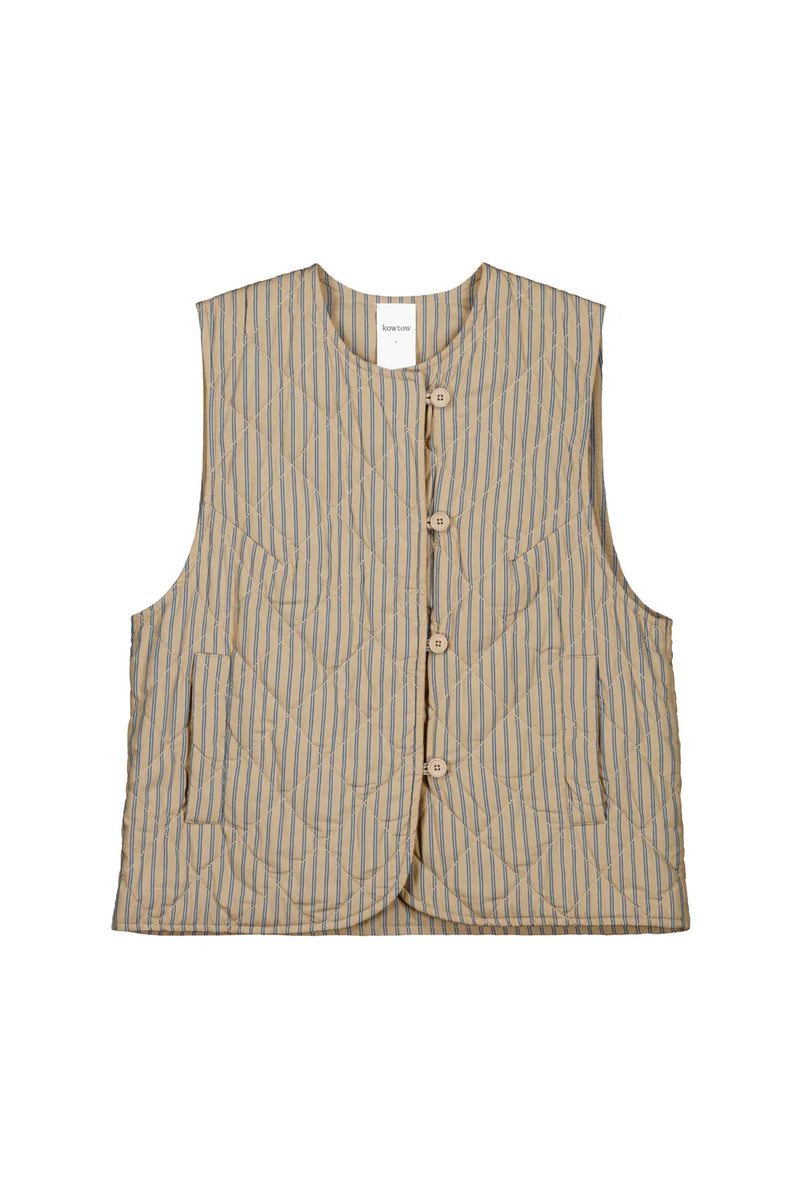 Axis Vest in Double Pinstripe