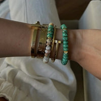 Chryscolla Stone Bracelet