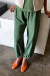 Balloon Pants in Basil