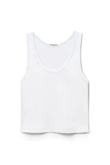 Blondie Tank in White