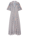 The Bridge Dress in Blue Frontier Stripe