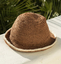 Summer Bucket Hat in Brown