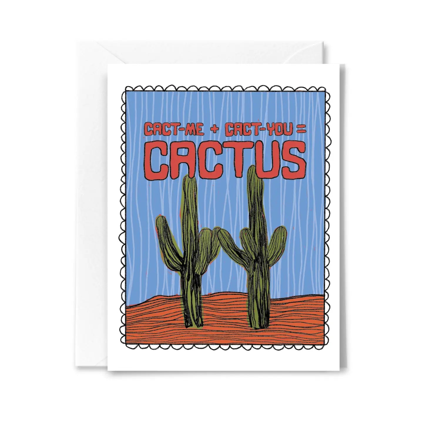 Cactus Love Greeting Card