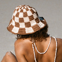 Summer Bucket Hat in Checkered