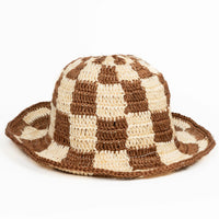 Summer Bucket Hat in Checkered