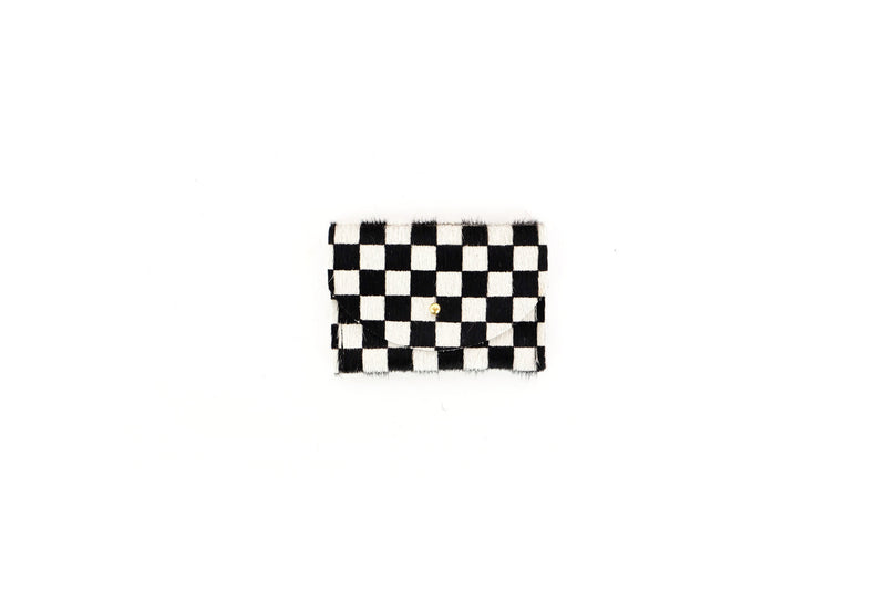 Checkered Cardholder