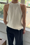 Claire Cotton Sweater Tank - Naturel