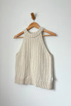 Claire Cotton Sweater Tank - Naturel