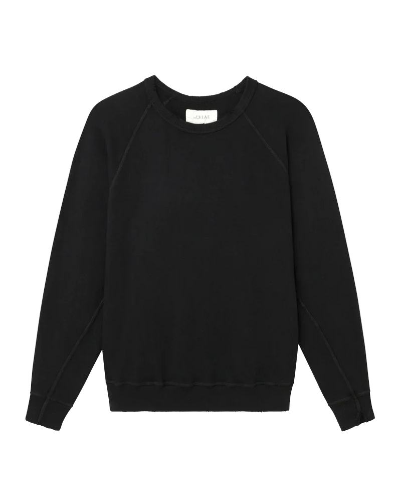 The College Sweatshirt in Almost Black