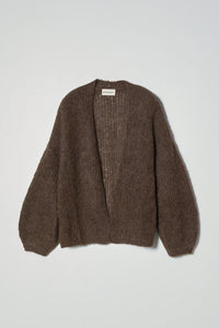 Cora Cardigan in Chocolate Brown