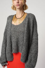 Cora Cardigan in Charcoal