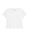 The Crop Tee in True White