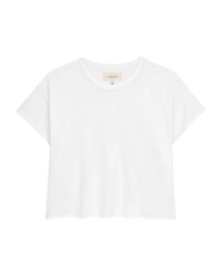 The Crop Tee in True White