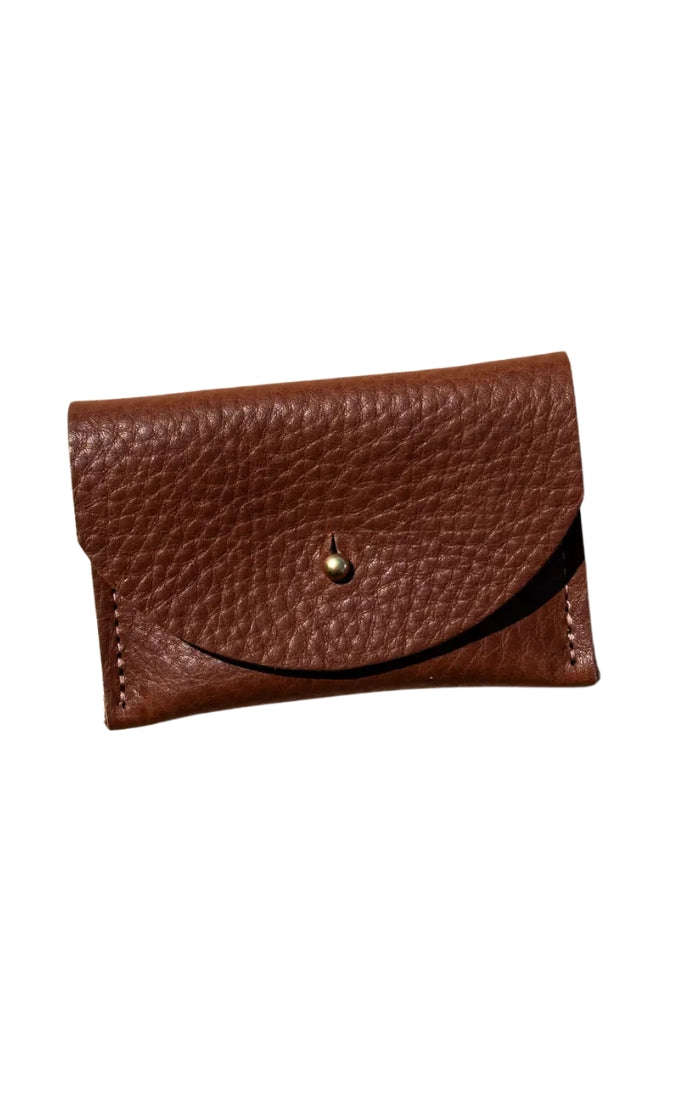 Chocolate Leather Cardholder
