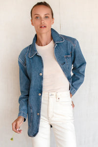 The Cabin Jacket in Classic Stonewash