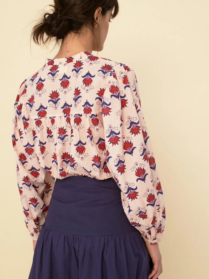 Vanessa Blouse in Peach