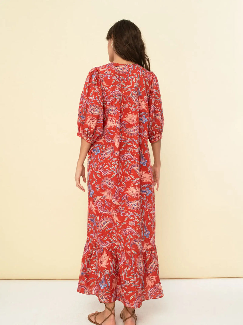 Sofia Dress in Terracotta