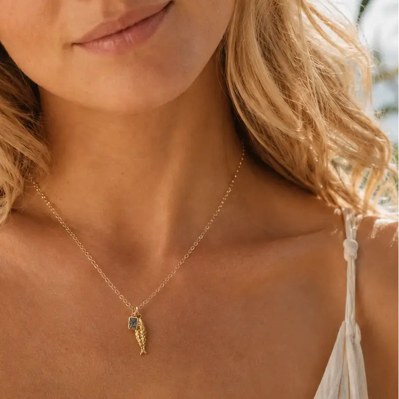 Seaglass Catch Necklace