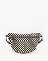 Grande Fanny in Black & Cream Woven Checker