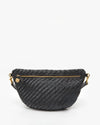 Grande Fanny in Black Woven Zig Zag