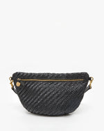 Grande Fanny in Black Woven Zig Zag